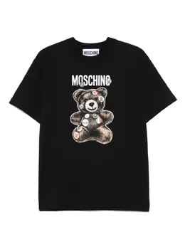Moschino: Футболка  Teddy Bear с принтом