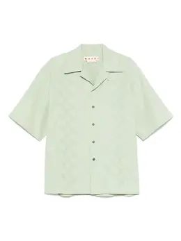 Marni: Зелёная рубашка 