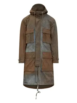 Woolrich: Пуховик с капюшоном 