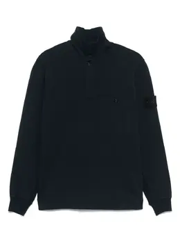 Stone Island: Синий свитшот  Ghost