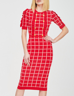 ELISABETTA FRANCHI: Красное платье 