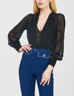 ELISABETTA FRANCHI: Чорні боді 