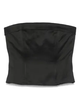 CHANEL Pre-Owned: Чёрный корсет 