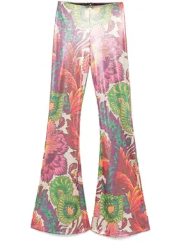 ETRO: Брюки с растительным принтом 