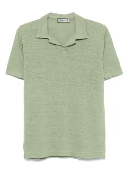 Canali: Льняная футболка 