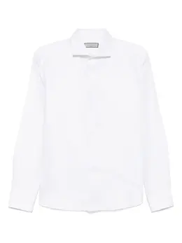 Canali: Рубашка в полоску 