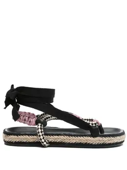 ISABEL MARANT: Чёрные сандалии 