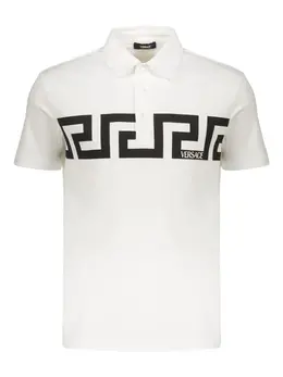 Versace: Хлопковое поло 