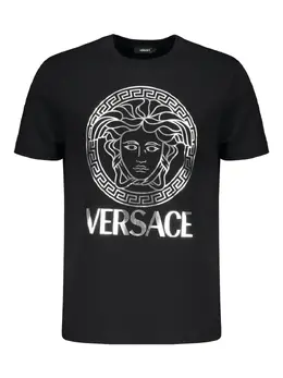 Versace: Хлопковая футболка 