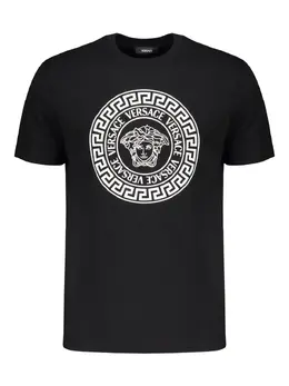 Versace: Хлопковая футболка 