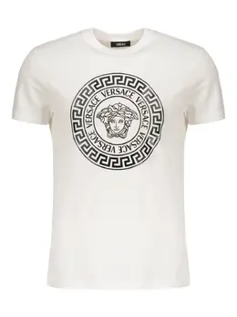 Versace: Хлопковая футболка 