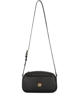 Versace: Чёрная сумка через плечо 