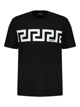 Versace: Хлопковая футболка 