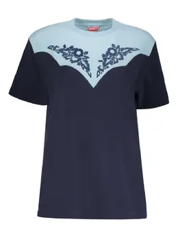 Kenzo: Футболка с цветочным принтом 