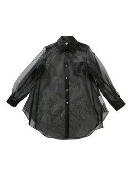Comme Des Garçons: Прозрачная рубашка 