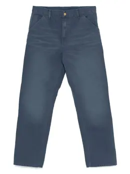 Carhartt WIP: Голубые брюки 