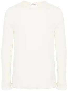 Jil Sander: Бежевая футболка 