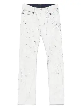 MM6 Maison Margiela: Белые джинсы 