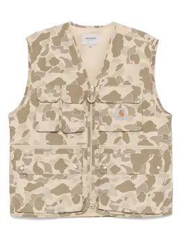 Carhartt WIP: Зелёный жилет 