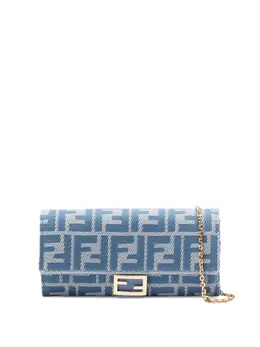 FENDI: Голубой кошелёк  Baguette