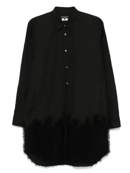 Comme des Garçons Homme Plus: Чёрная рубашка 