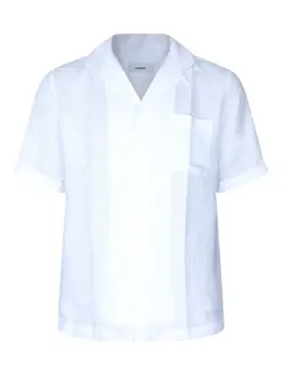 Lardini: Льняная рубашка 
