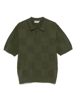 Carhartt WIP: Зелёное поло 