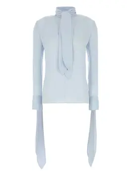 Givenchy: Жаккардовая блуза 