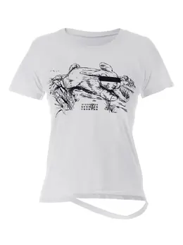 MM6 Maison Margiela: Хлопковая футболка 