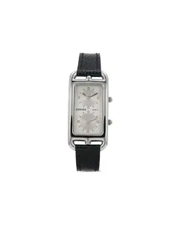 Hermès Pre-Owned: Серебристый плащ 
