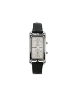 Hermès Pre-Owned: Кожаный плащ 