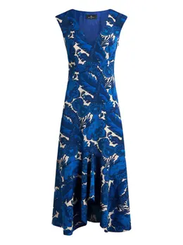 ETRO: Голубое платье 
