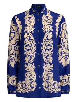 ETRO: Шёлковая рубашка 