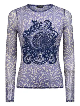 ETRO: Футболка из фатина 