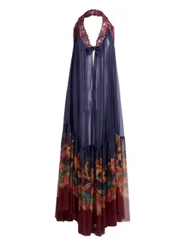 ETRO: Голубое платье 