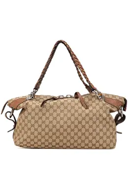 Gucci Pre-Owned: Коричневая сумка-шоппер 