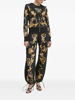 Versace Jeans Couture: Чёрная толстовка 