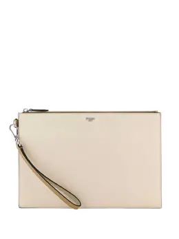 FENDI: Бежевый клатч 