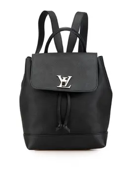 Louis Vuitton Pre-Owned: Чёрный рюкзак 