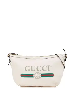 Gucci Pre-Owned: Белая сумка через плечо 