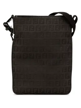 Fendi Pre-Owned: Чёрная сумка через плечо 