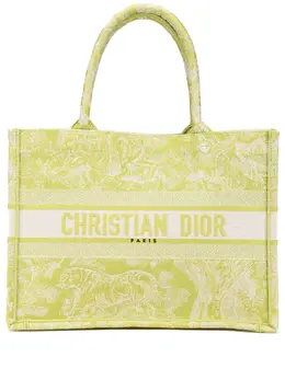 Christian Dior Pre-Owned: Зелёная сумка-шоппер 