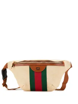 Gucci Pre-Owned: Коричневая поясная сумка 