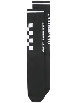 Off-White: Чёрные носки 