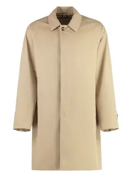 Burberry: Однобортное пальто 