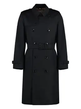 Burberry: Чёрный плащ  Kensington