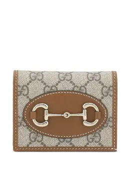 Gucci: Бежевый кошелёк  Interlocking G