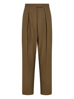 Ferragamo: Зелёные брюки 