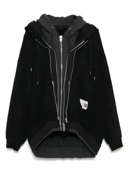 Maison MIHARA YASUHIRO: Чёрная толстовка 