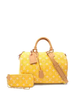 Louis Vuitton Pre-Owned: Жёлтая сумка 